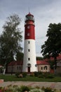 The beacon to Baltiysk. Kaliningrad region, Russia.